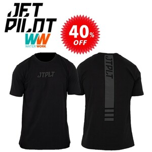 ジェットパイロット JETPILOT Tシャツ セール 40%オフ 送料無料 バックヒッツ Tシャツ S20668 ブラック/チャコール M