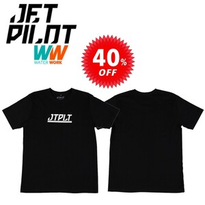 ジェットパイロット JETPILOT Tシャツ セール 40%オフ 送料無料 ダイレクション Tシャツ S20665 ブラック L