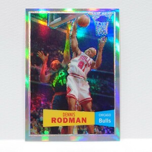 2007-08 TOPPS CHROME Dennis Rodman 1957-58 VARIATIONS #93 REFRACTOR 762/999 999枚シリアル