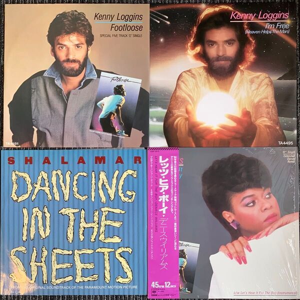 フットルース アナログ12インチシングルレコード4枚セット