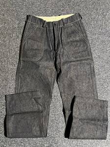 WAREHOUSE 30's DENIM PANTS サイズ30 未洗濯 HELLER'S CAFE HC-100PT ワークパンツ ミリタリー ペインターパンツ ヘラーズカフェ WW2