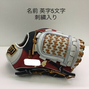 中古品 ゼット ZETT プロステイタス 軟式 内野手用オーダーグローブ BRGPRO 刺繍入り 9033の画像2