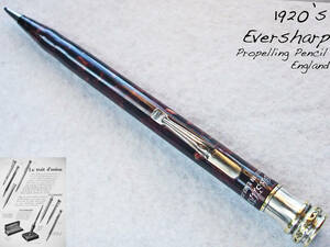 ◆レアカラー◆1920年代製 エヴァーシャープ マーブルペンシル イギリス◆ ◆ 1920’s Eversharp Pencil U.S.A.◆