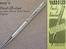 ◆レアシェイプ◆1940年代製 Yard-O-Led 6角ゴールドペンシル イギリス◆ 1940's Yard-O-Led 6 sided Rolled Gold Pencil UK◆_画像1