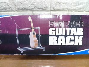 未使用品　Ashton（アシュトン）　ギタースタンド　BLACK METAL　5-SPACE　GS55　SKN-6603