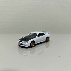 美品！グリーンライト GREENLIGHT 1/64 2001 ニッサン スカイライン GT-R R34 BNR34 Nissan Skyline Tokyo Torque Series 日産 ミニカー