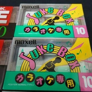 Eb26/■未使用未開封■TDK AE60 2本/maxell マクセル Juke BOX10 3本 計5本まとめて ノーマル/カセットテープの画像2