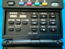 ソニー　無線方式テレビリモコン　ＲＭＦ−ＪＤ００６　赤外線未チェック_画像5