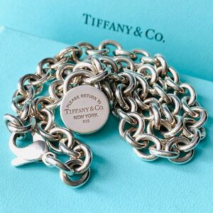 ティファニー TIFFANY 南京錠 カナデ ネックレス チェーン リターントゥ ラウンド キー ロック