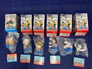  ONE PIECE ワンピース アニキャラヒーローズ vol.14　6種（ルフィ、ロー、たしぎ、シーザーA・B）＆　vol.15　バッファロー　　内袋未開封