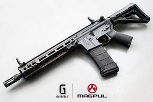 ■【希少実物パーツ使用・内部外部カスタム】MAGPUL ガイズリー 東京マルイ 次世代 M4 CQB 検) マグプル Geissele MK4 電動ガン 実物