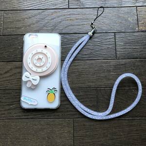 新品/iPhone 6s Plus ケース スマホ カバー ガラスフィルム アイホン6sプラス ロリポップ耐衝撃 mirrorstrap