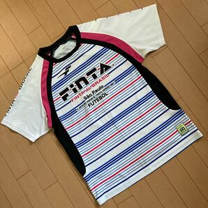 フィンタ　FINTA トレーニングウェア　プラスティスシャツ　ホワイト サッカー フットサル