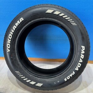 【2022年製造】　215/60R17 109/107S　YOKOHAMA　PARADA PA03　サマ－タイヤ　ホワイトレター　215/60/17　1本　【来店交換も大歓迎】