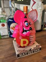 1円スタート　必見　シークレットベース　ラットフィンク　ソフビフィギュア　RAT FINK　NEONカラー　SECRETBASE　ムーンアイズ　コラボ_画像2