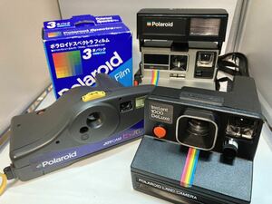ポラロイドカメラ Polaroid 3台セットフィルム付き