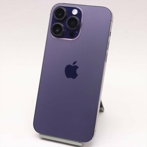 Apple iPhone14 Pro Max 256GB Deep Purple A2893 MQ9E3J/A バッテリ95% ■SIMフリー★Joshin6012【1円開始・送料無料】