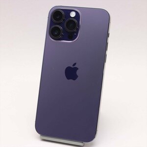 Apple iPhone14 Pro Max 256GB Deep Purple A2893 MQ9E3J/A バッテリ91% ■SIMフリー★Joshin0702【1円開始・送料無料】