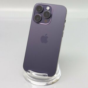 Apple iPhone14 Pro 256GB Deep Purple A2889 MQ1E3J/A バッテリ89% ■SIMフリー★Joshin2671【1円開始・送料無料】