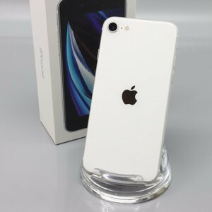 Apple iPhoneSE 128GB (第2世代) White A2296 MXD12J/A バッテリ84% ■SIMフリー★Joshin0446【1円開始・送料無料】