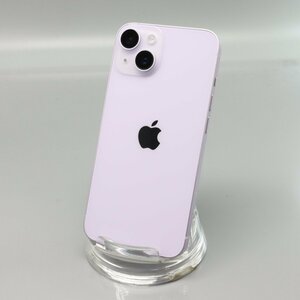 Apple iPhone14 128GB Purple A2881　MPUY3J/A バッテリ90% ■SIMフリー★Joshin1627【1円開始・送料無料】