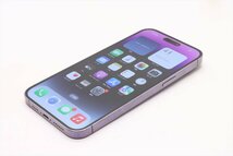 Apple iPhone14 Pro Max 256GB Deep Purple A2893 MQ9E3J/A バッテリ95% ■SIMフリー★Joshin6012【1円開始・送料無料】_画像5