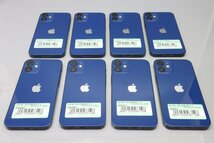 Apple iPhone12 mini 64GB Blue 計8台セット A2398 3H478J/A ■Y!mobile★Joshin(ジャンク)4471【1円開始・送料無料】_画像1