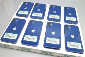 Apple iPhone12 mini 64GB Blue 計8台セット A2398 3H478J/A ■Y!mobile★Joshin(ジャンク)7108【1円開始・送料無料】
