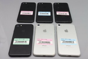 Apple iPhone7 128GB Black / Silver 合計6台セット A1779 ■ソフトバンク★Joshin(ジャンク)4067【1円開始・送料無料】