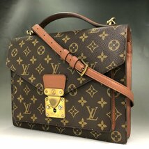 LOUIS VUITTON ルイヴィトン モノグラム モンソー 28 2WAYバッグ ショルダーバッグ ハンドバッグ M51185 メンズ/レディース 正規品 最落無_画像2