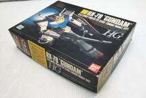 § A97706 未組立 バンダイ 機動戦士ガンダム HG 1/144 RX-78 GUNDAM 説明書付 ガンダム プラモデル_画像2