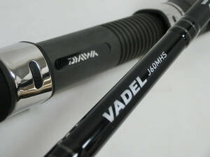 ‡ 0294 DAIWA ダイワ ジギングロッド ヴァデル VADEL J60MHS ハイパワースピニングモデル 2ピース ブラック系 使用感見られず美品