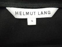 ‡0787 HELMUT LANG ヘルムートラング ラップ風スカート アシンメトリー SEAMED SKT ジャージー素材 黒 サイズS_画像8