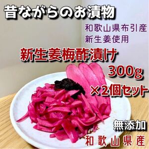 新生姜梅酢漬け300g×2