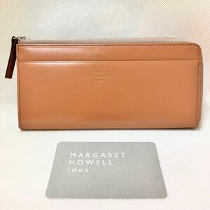 W232 未使用 MARGARET HOWELL idea マーガレットハウエルアイデア L字ファスナー 長財布 財布 レディース