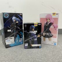 cS031-CH4-294 【未開封】BANDAI 転生したらスライムだった件 異世界人 魔王リムル＝テンペスト ソウエイ ESPRESTO シュナ フィギュア 3点_画像1