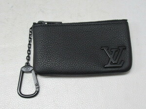 ◆S58.LOUIS VUITTON ルイヴィトン アエログラム ポシェット クレ コインケース 小銭入れ キーリング付/中古