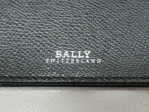 ◆S126.BALLY バリー 二つ折り 名刺入れ カードケース ブラック/黒/中古_画像5