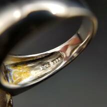 ブラウンストーン ルビー 925 シルバー ヴィンテージ リング 銀 指輪 ドレスリング 装飾 カクテルリング_画像10