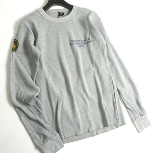 AVIREX アヴィレックス 新品 速乾ワッフルクルーネック 長袖 サーマルTシャツ ロンT カットソー 3230060 020 2XL ▲015▼kkf118us