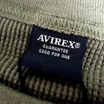 AVIREX アヴィレックス 新品 速乾ワッフルクルーネック 長袖 サーマルTシャツ ロンT カットソー 3230060 310 2XL ▲015▼kkf114us_画像6