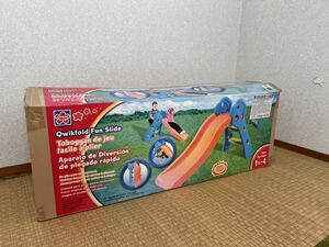 定番 トイザらス 折りたたみすべり台（ブルー/オレンジ）美品 1週間程の使用期間 子供用滑り台 室内 屋外 2歳 3歳 【送料無料】