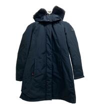 WOOLRICH/ウールリッチ WWCPS2807 XS ラビットファー コットン ダウンジャケット ネイビー レディース ブランド_画像1