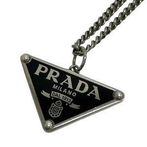 PRADA/プラダ 925 三角プレート シルバー925 ネックレス シルバー ユニセックス ブランド