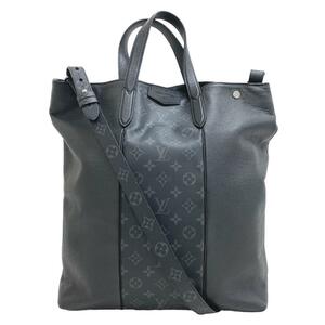 LOUIS VUITTON/ルイヴィトン ビトン M30431 2way ショルダーバッグ タイガラマ シティトート レザー トートバッグ ブラック メンズ