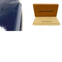 LOUIS VUITTON/ルイヴィトン ビトン M30503 ジッピーウォレット ヴェルティカル ラウンドファスナー タイガ レザー 長財布 ブラック_画像10