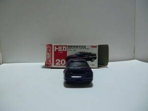 【tomica MADE IN JAPAN 旧No.20 日産 スカイラインGT-R(R33) 当時物展示品・現状品】 濃紫色ボディー、ボディの焼、チップ傷等有品