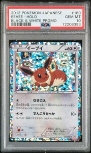 PSA10 ポケモンカード イーブイ BWプロモ キラ 189/BW-P Pokemon Japanese EEVEE Holo Promo イーブイコレクションファイル