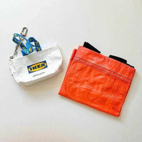 IKEA イケア　原宿限定エコバッグ&キーリング　2個セット　ヘルクネップ　クノーリグ