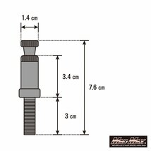 【MAD MAX/マッドマックス】★ヨーロピアンウインカー/ 汎用 丸型 クリアレンズ 取付ステー付き【2個セット/MM11-0057-C-2】_画像3